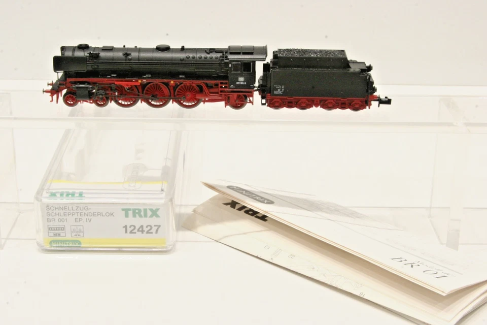 Minitrix 12427 BR 001 180-9, sehr gut erhalten, Funktion geprüft, Papiere, OVP
