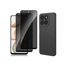 Case for Honor 400 Smart +2 Glasses Hardened anti Spy - Black Cover Case