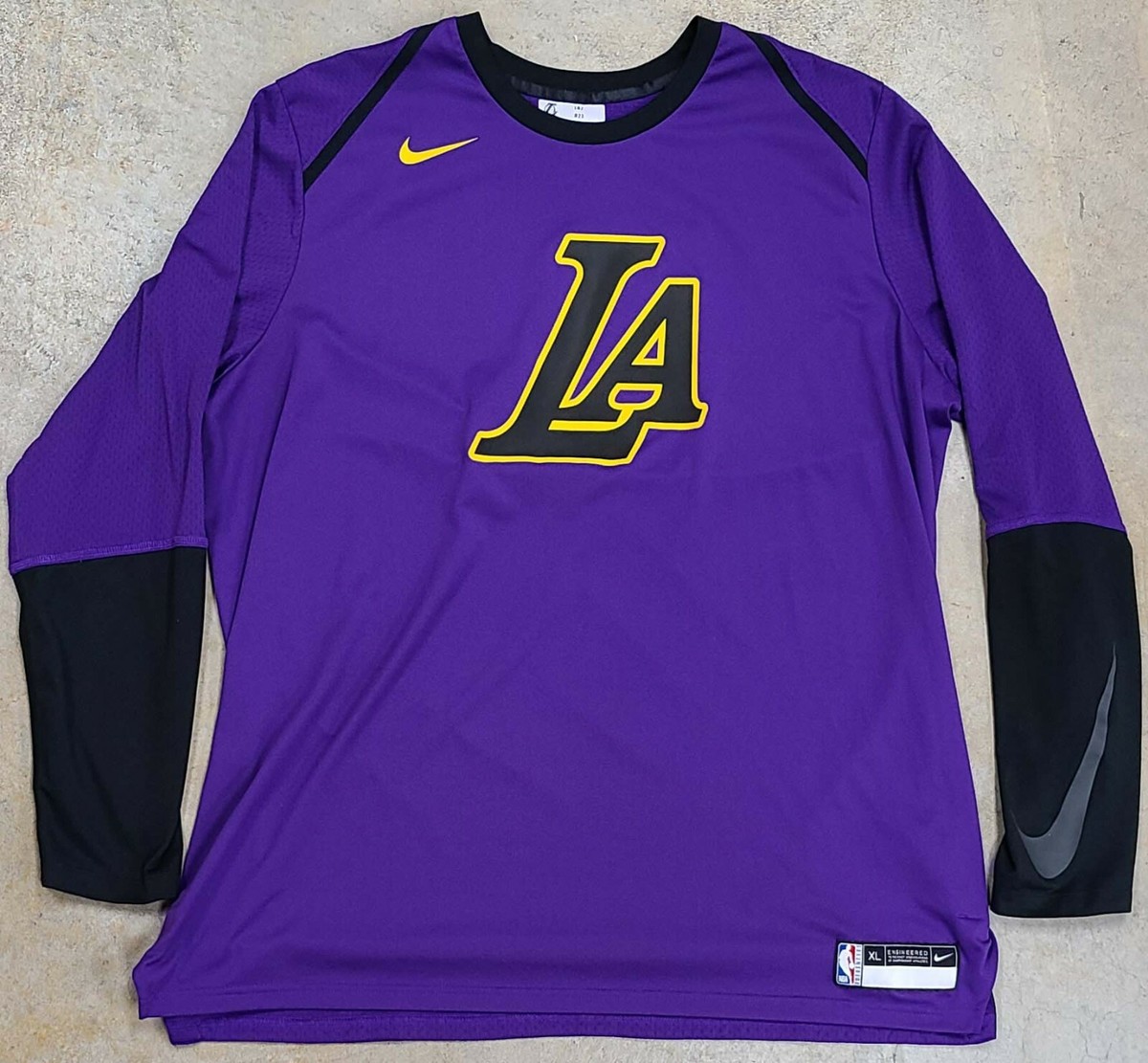 LeBron James Los Angeles Lakers Game Worn Warm-Up Jersey Photo Match Sports  Inve | eBay