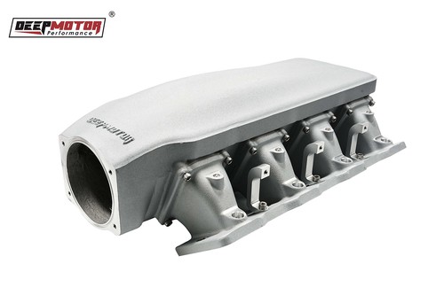 Deepmotor LS1 LS2 LS6 102mm Casting Bolted Intake Manifold with Fuel Rail Silver - Picture 7 of 9