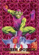 2024 Marvel Masterpieces '92 Platinum PINK LASERS #36 Green Goblin #/992