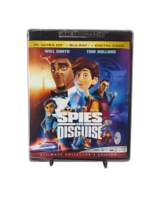 Spies in Disguise 4K UHD Blu-Ray 2019 Will Smith COLLECTORS EDITION. New Sealed