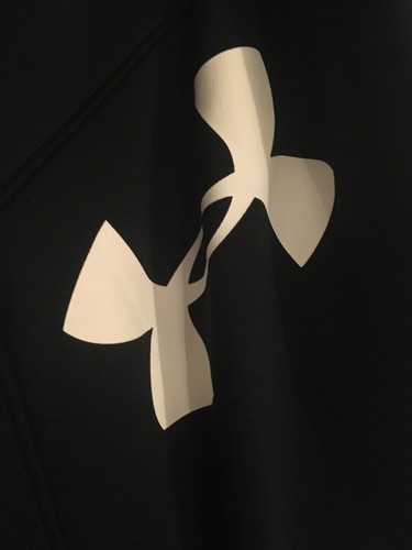 NEW! Under Armour Storm Armour Fleece Jogger Pants•BLACK/WHITE• Boys Youth SMALL - Picture 2 of 9