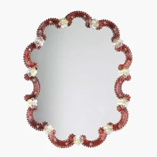 Venetian Image Handcrafted Murano Glass Mirror – Elegant Venetian Design