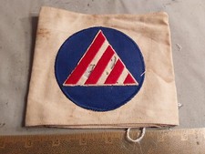 Brazalete Guardián Aéreo Defensa Civil Frente Nacional Segunda Guerra Mundial de Estados Unidos