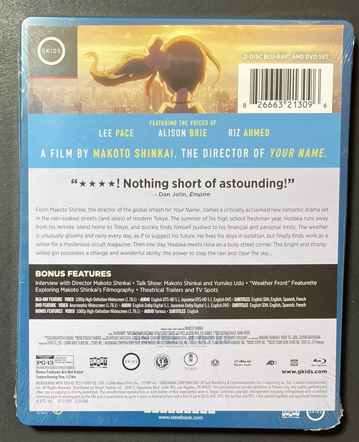 Weathering With You Steelbook — GKIDS Films