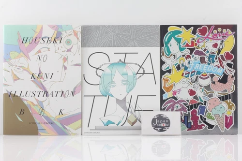 Houseki No Kuni Art Book Set of 3 Haruko Ichikawa Land of the Lustrous JAPAN