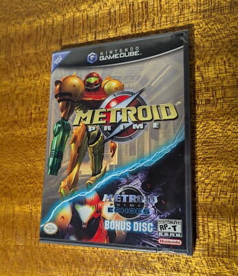2004 Nintendo Gamecube Metroid Prime w/ Echoes Bonus Disc Factory sealed