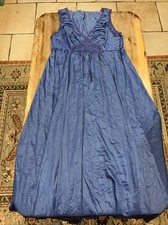 Dream Away Vintage Nightgown Women s Medium Blue Lace Detail