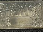 Vintage .999 Fine Silver Art Bar Happy Birthday 1 Troy Oz.
