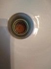 VTG.  15" Green Enamel  Ceiling Light With / Adapter Shade Beautiful Condition  — photo 9