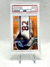Dustin Harris 2023 Bowman Chrome Scouts Top 100 Orange /25 #BTP82 PSA 10