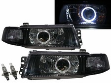 Faro proiettore Angel-Eye led guida Mirage 98-01 nero per Mitsubishi RHD