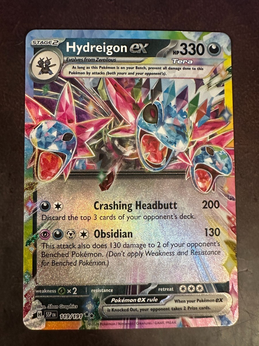 pokémon - trading card game: hydreigon ex Amazon.com: Pokemon - Hydreigon-EX (62/108) - XY Roaring Skies main image 0
