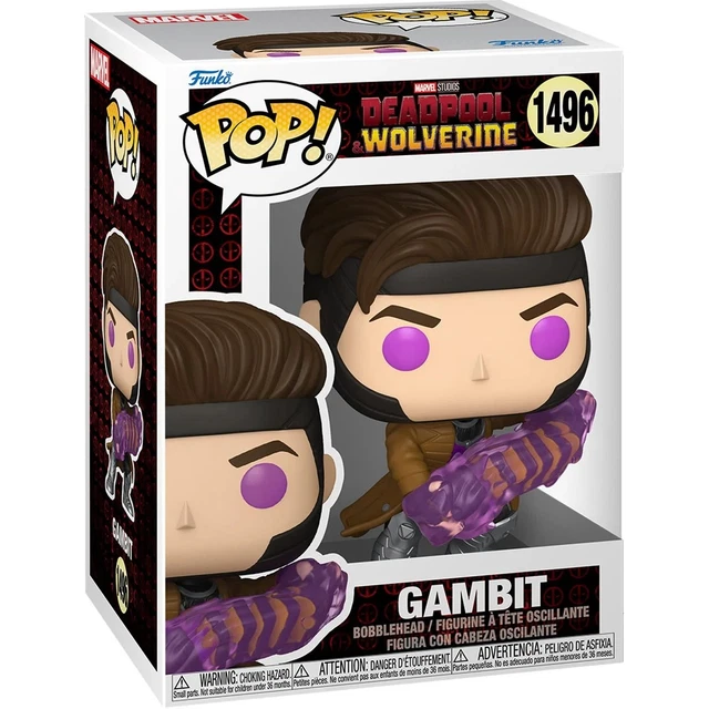 Funko Pop Deadpool and Wolverine: * Gambit * #1496 Figure + Protector