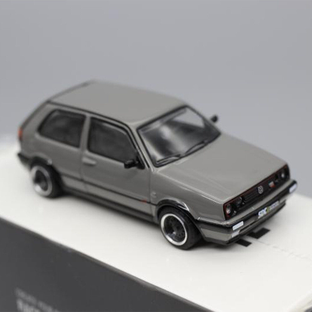 POPRace 1:64 VW Golf GTI MK2 Alloy Die-cast Model Car-Grey