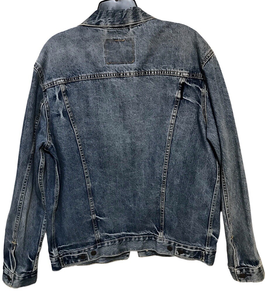 Levi's Premium Trucker Jacket Denim Blue Men's NWT $98 size