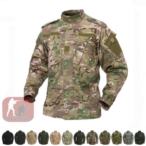 Mens Tactical Combat Uniform Shirts US 
