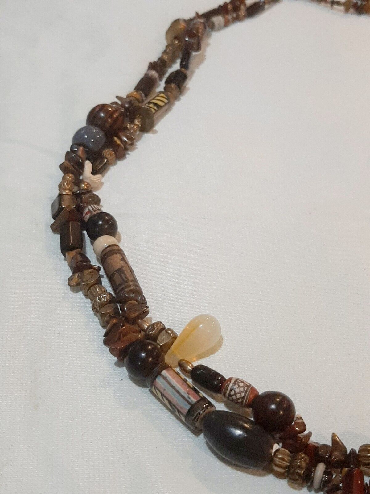 Vintage Ethnic Boho African Trade Tribal Necklace - image 5