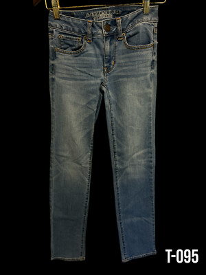 Jeans American Eagle - Coupe Straight Super Stretch - Taille 2 Short - Occasion Très Bon état