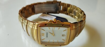 Seiko SKP166P1 Premier Watch Men Gold BestOfferWatches