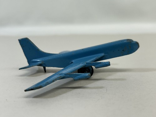 Vintage 1950s Midgetoy Blue Air Force 707 USAF Die Cast Aircraft Rockford IL USA - Picture 3 of 12
