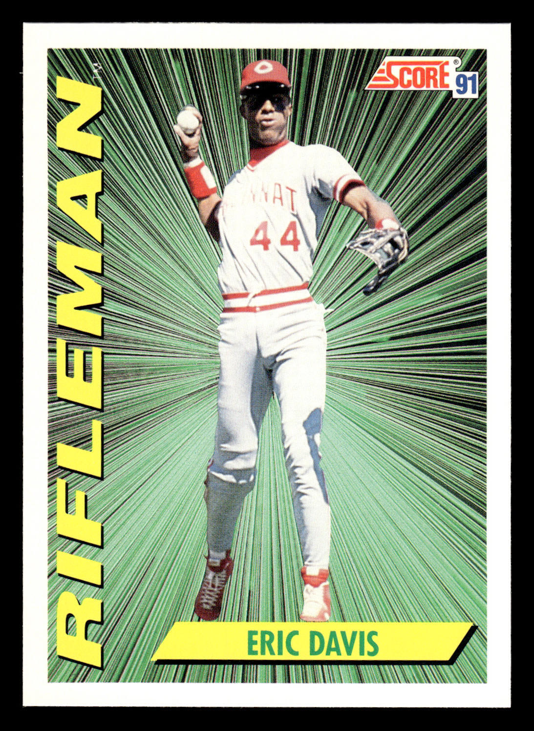 1991 Score Eric Davis Rifleman 696 eBay