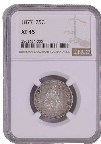 1857-O Seated Liberty Quarter XF E819 ACKU | eBay