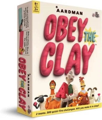 AARDMAN WALLACE & GROMIT OBEY THE CLAY GAME - BRAND NEW UNOPENED