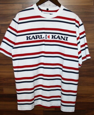 90's USA製 HIPHOP ヴィンテージ KARL KANI 半袖シャツ Vintage 90s Karl Kani tupac biggie ny streetwear embroidered