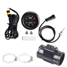 Water Temperature Gauge kit 1/8 Npt Sensor Display with  30 MM Gauge Joint Pipe