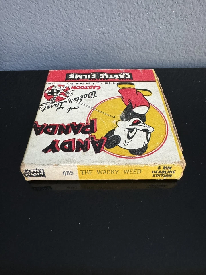 Vintage Castle Films Andy Panda - The Wacky Weed 8mm Film Metal Reel Retro - Image 3 of 4