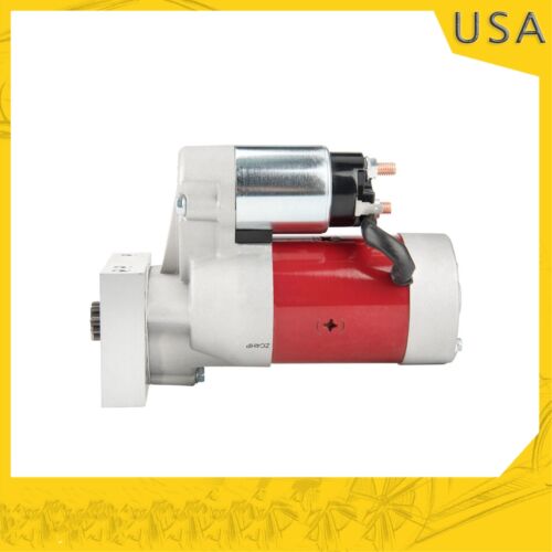 1x Starter For Chevy SBC 350 BBC 454 10" 153T 11" 168T Mini High-Torque 4Hp Red