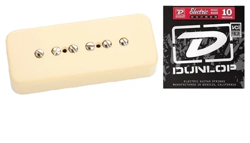 Seymour Duncan Vintage P-90 In Cream SP90-1n Neck Soapbar ( 1 SET OF STRINGS )