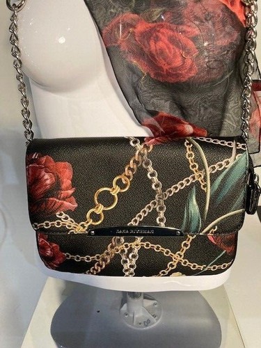WOMEN'S DANA BUCHMAN HANDBAG - NEW - BEAUTIFUL FORMAL COLORS/SCARF - Picture 3 of 6