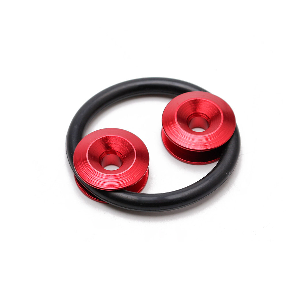 Torque Solution Red Billet Bumper Quick Release Kit Combo (TS-UNI-026Rc) main image 0