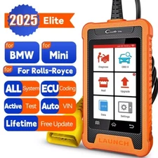 LAUNCH Creader Elite For BMW OBD2 Scanner Diagnostic Tool ABS SRS DPF Oil Reset