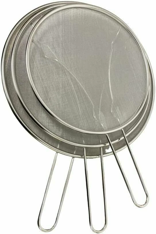 Strong Splatter Screen for Frying Pan Metal Grease Guard, Non-Stick Extra Fine - Image 2 of 4