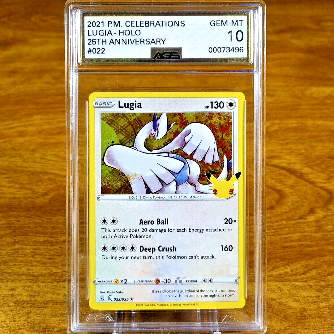 Pokemon Celebrations Classic Collection Lugia 022/025 AGS GEM-MT