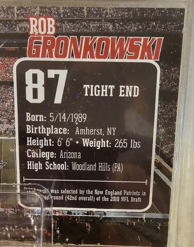 Sport Memorabilia Münzen New England Patriots Rob Gronkowski Highland Mint CM - Bild 3 von 4