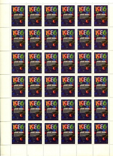 URSS Rusia Soviética FELIZ AÑO NUEVO Hoja Colección Como Nuevo NH Estampillas Franqueo - Imagen 8 de 10