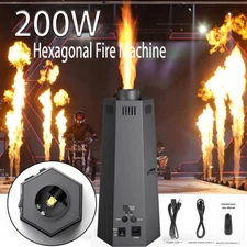 200W Flame Machine DMX DJ Stage Fire Thrower Effect Projector Celebrations Show