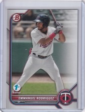 2022 Bowman 1st Edition #BPPF-117 Emmanuel Rodriguez Minnesota Twins