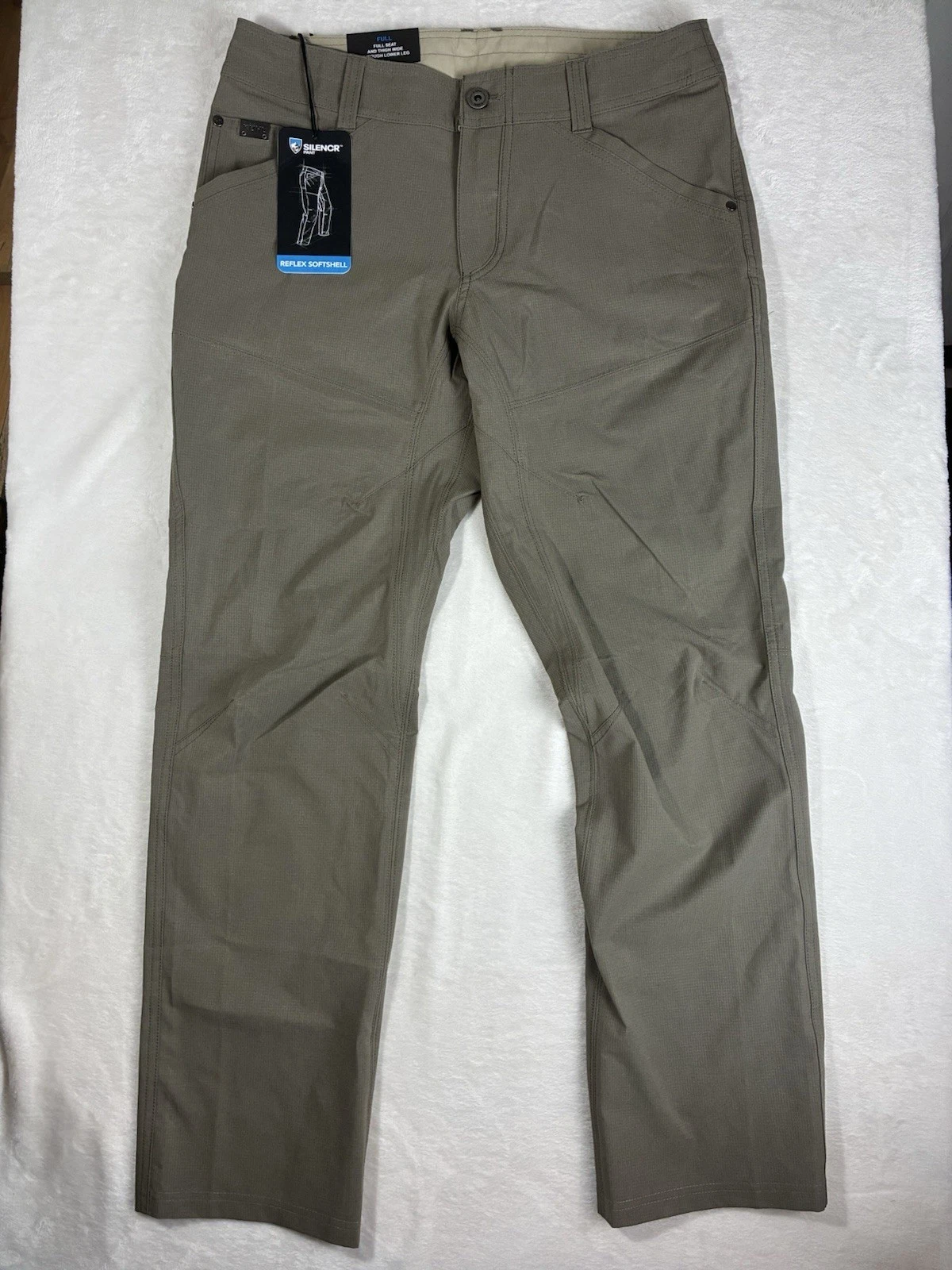 KUHL SILENCR Pants Men's 32x30 Reflex Performance Softshell Storm Khak Rip Stop
Opens in a new windo