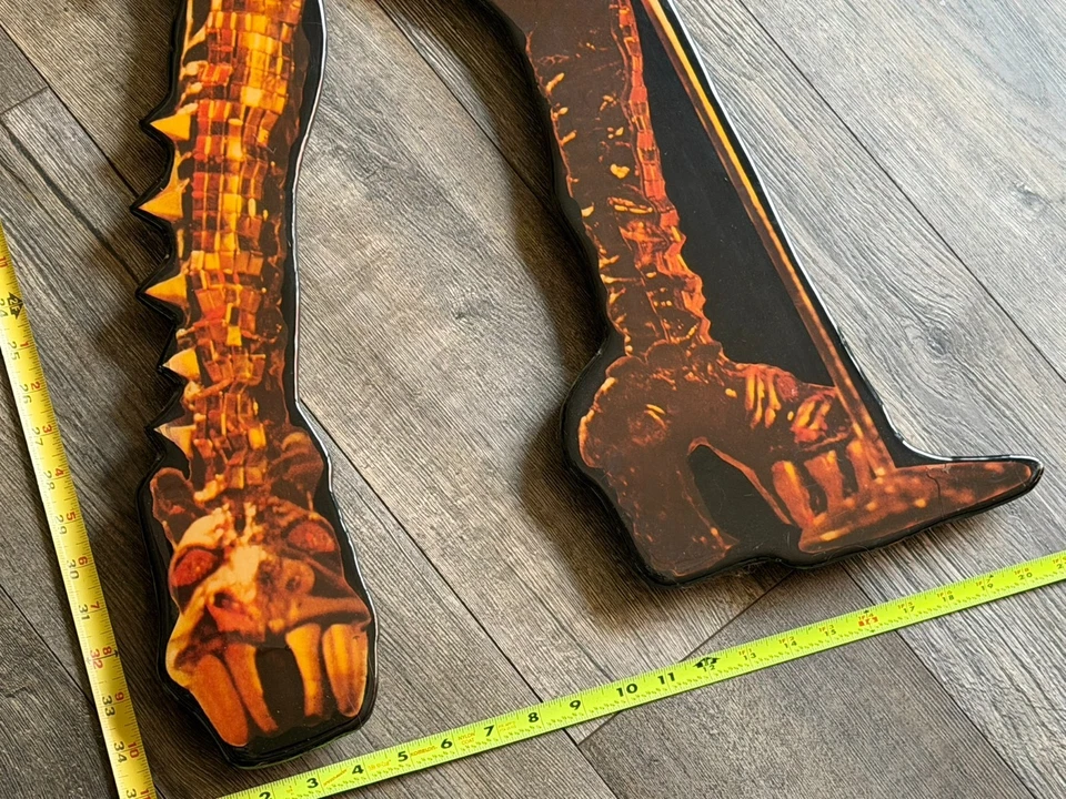 KISS Poster Clock GENE SIMMONS 3FT Love Gun Alive 2 Concert Vintage Kiss Aucoin - Image 4 of 4