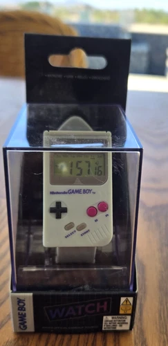 Nintendo Gameboy Watch NES Retro Throwback Super Mario Alarm Sounds Paladone NIB