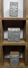 Vintage Monarch Finer Foods Printing Blocks ? Signature Logo & Fruit Collection