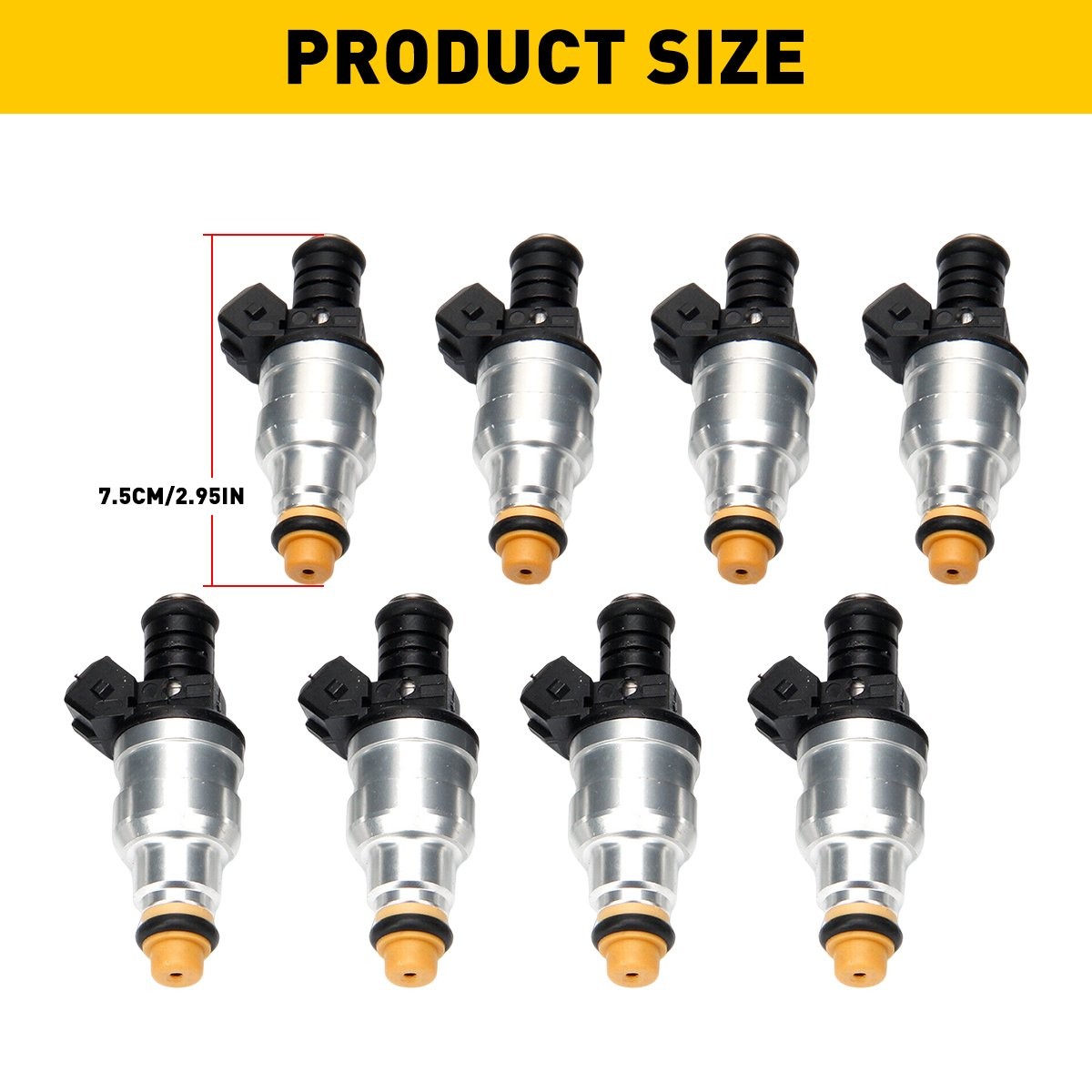 Set(8) Fuel Injectors For 86-95 Ford GT, Mustang LX ,Cobra 5.0L 99-03 Ford F-150