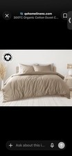 Duvet Cover Set 100% GOTS Certified Organic Cotton 3 Piece 129x98 GREEN