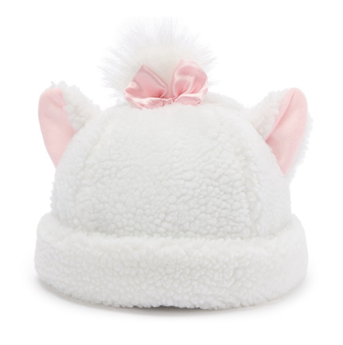 Disney Marie Aristocats Coquette pink bow beanie with ribbon nwt Disney The Aristocats Marie Ribbon Bow Beanie - BoxLunch  main image 4
